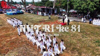 UPACARA PERINGATAN HUT RI KE-81 DI KECAMATAN PADURESO