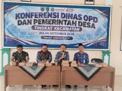 KONFERENSI DINAS OPD DAN PEMDES TINGKAT KECAMATAN PADURESO